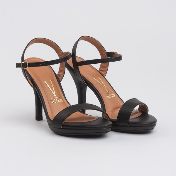 Sandália Vizzano 62101019 Salto Fino Preta - Imagem 2