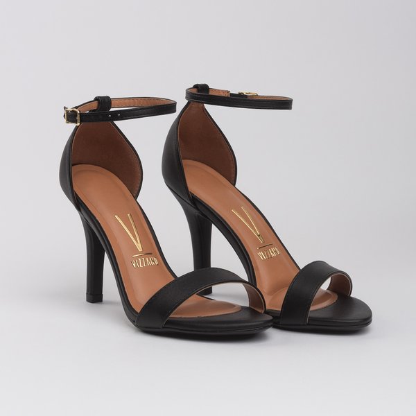 Sandália Vizzano Salto Fino Alto Gisele Preta 6249.452 - Imagem 3