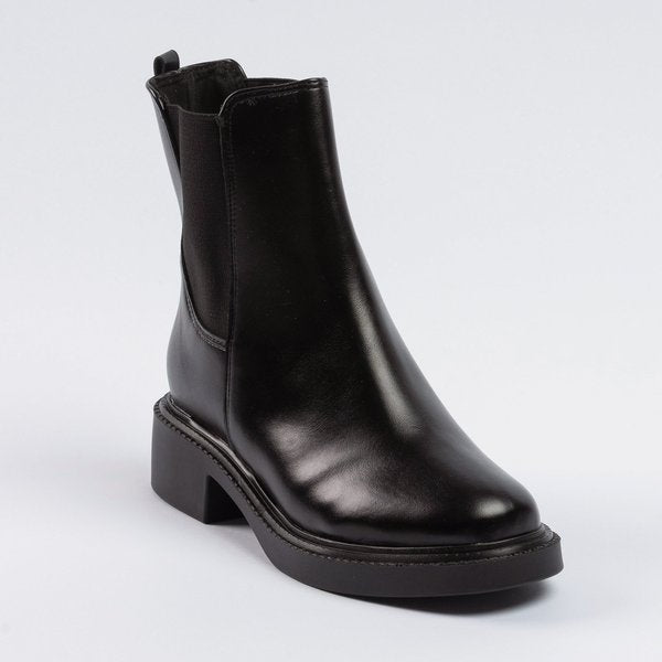 Bota Vizzano Chelsea Cano Médio Elástico Preto