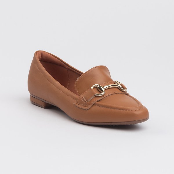 Mocassim Vizzano 1351106 Camel Dourado - Imagem 2