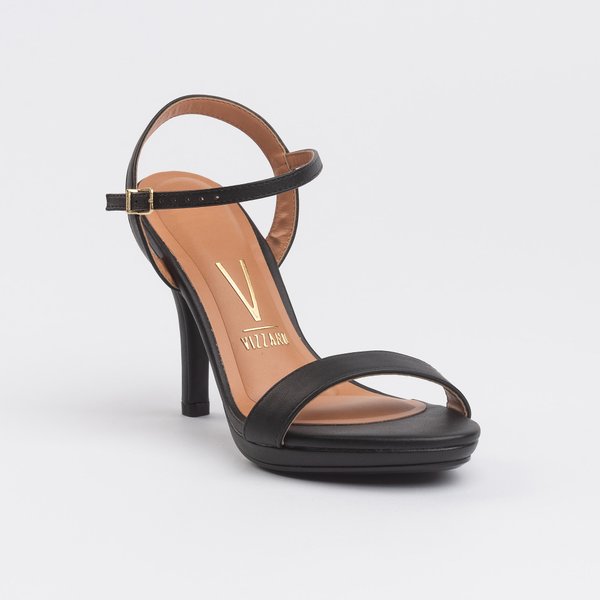 Sandália Vizzano 62101019 Salto Fino Preta