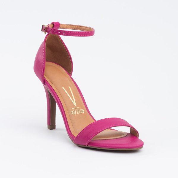 Sandália Vizzano Salto Fino Alto Gisele Magenta