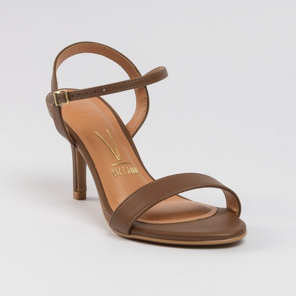 Sandália Vizzano Salto Fino Médio Capuccino - Imagem 3