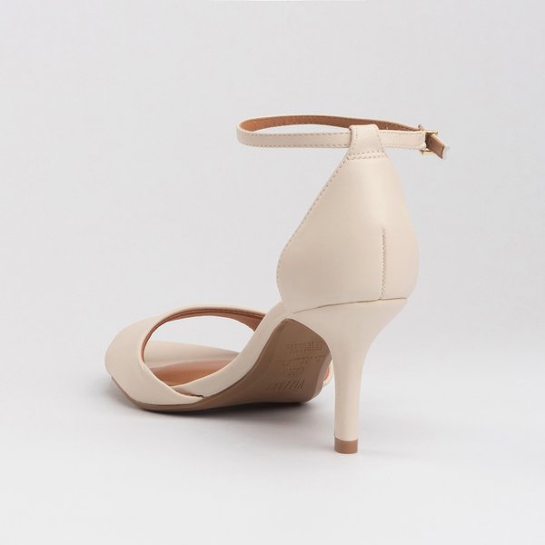 Sandália Vizzano 6524100 Salto Médio Fino Branco off - Imagem 4