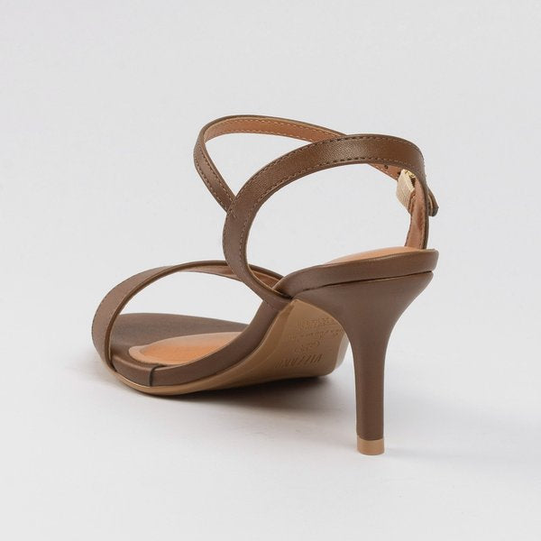 Sandália Vizzano Salto Fino Médio Capuccino - Imagem 5