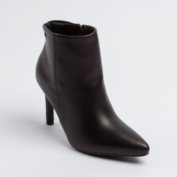 Bota Vizzano Cano Curto Salto Fino Médio Preta - Imagem 2
