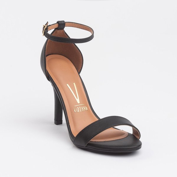 Sandália Vizzano Salto Fino Alto Gisele Preta 6249.452 - Imagem 5