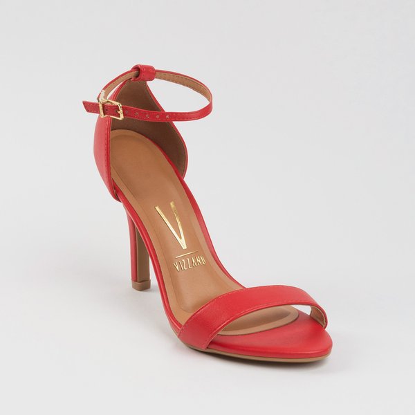 Sandália Vizzano Salto Fino Alto Gisele Vermelha - Imagem 4