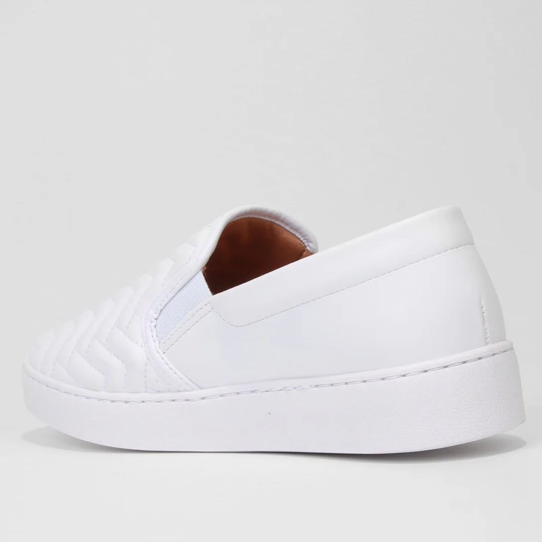 Slip On Vizzano Matelassê Feminino – Branco - Imagem 3