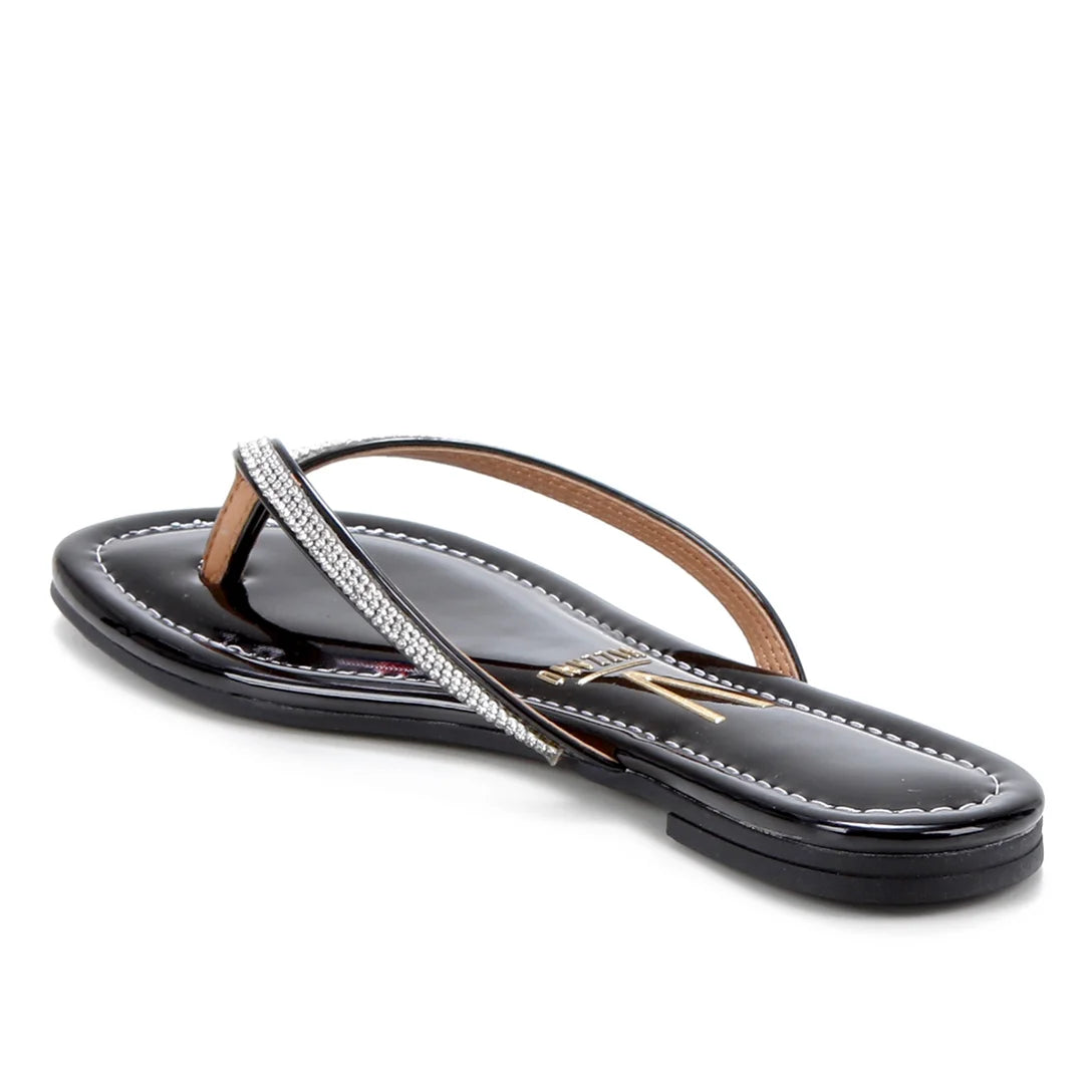 Rasteira Vizzano Strass – Preto - Imagem 3
