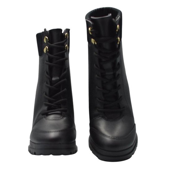 Coturno Vizzano salto alto – Preto - Imagem 6