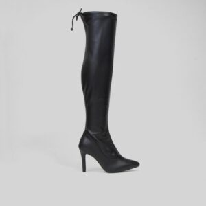 Bota Over The Knee Vizzano Salto Alto Feminina – Preto