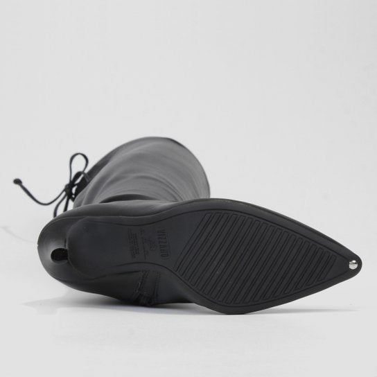 Bota Over The Knee Vizzano Salto Alto Feminina – Preto - Imagem 3