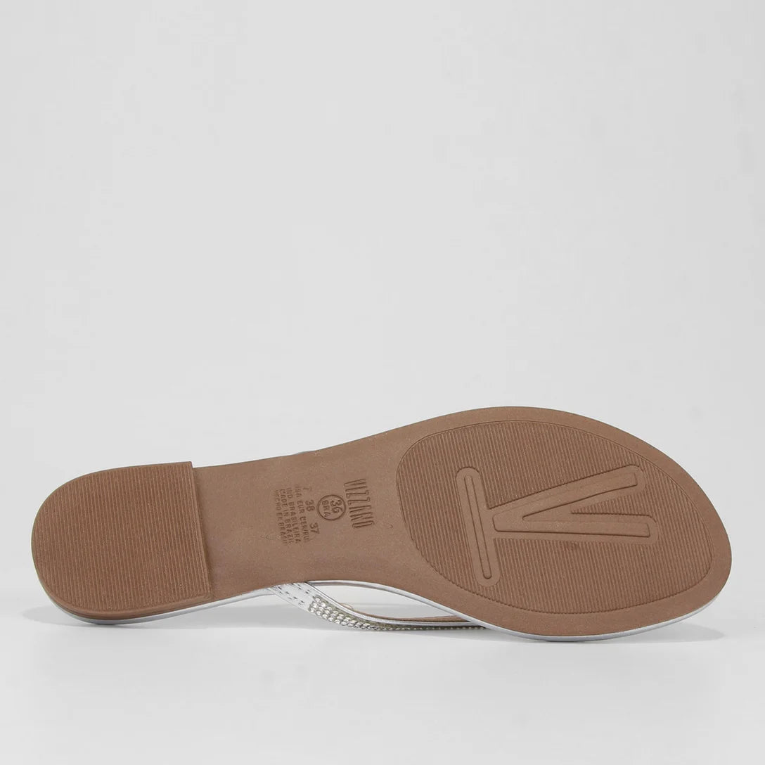 Rasteira Vizzano Básica Hotfix Metalizada – Prata - Imagem 5