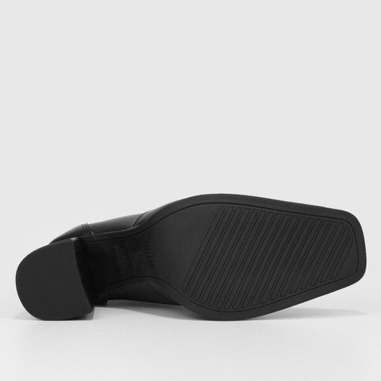 Bota Cano Curto Vizzano Bico Quadrado – Preto - Imagem 5