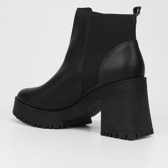 Bota Chelsea Vizzano Tratorada Feminina – Preto - Imagem 3
