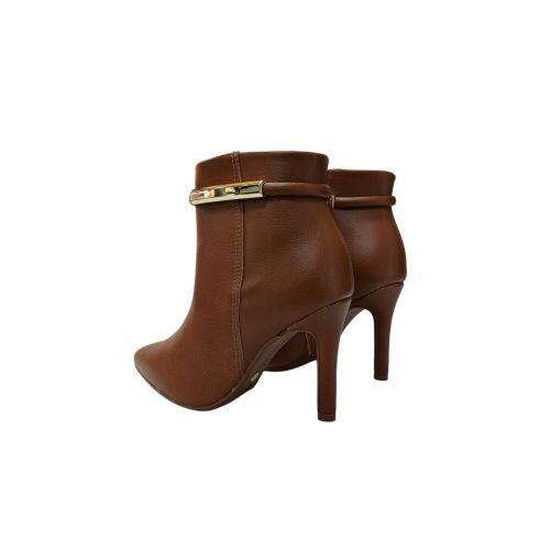 Bota Social Cano Curto Caramelo Vizzano - Imagem 5