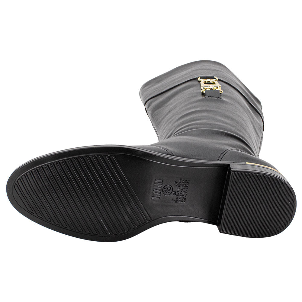 Bota Feminina Cano Alto Vizzano 3077112 PRETO 34 - Imagem 5