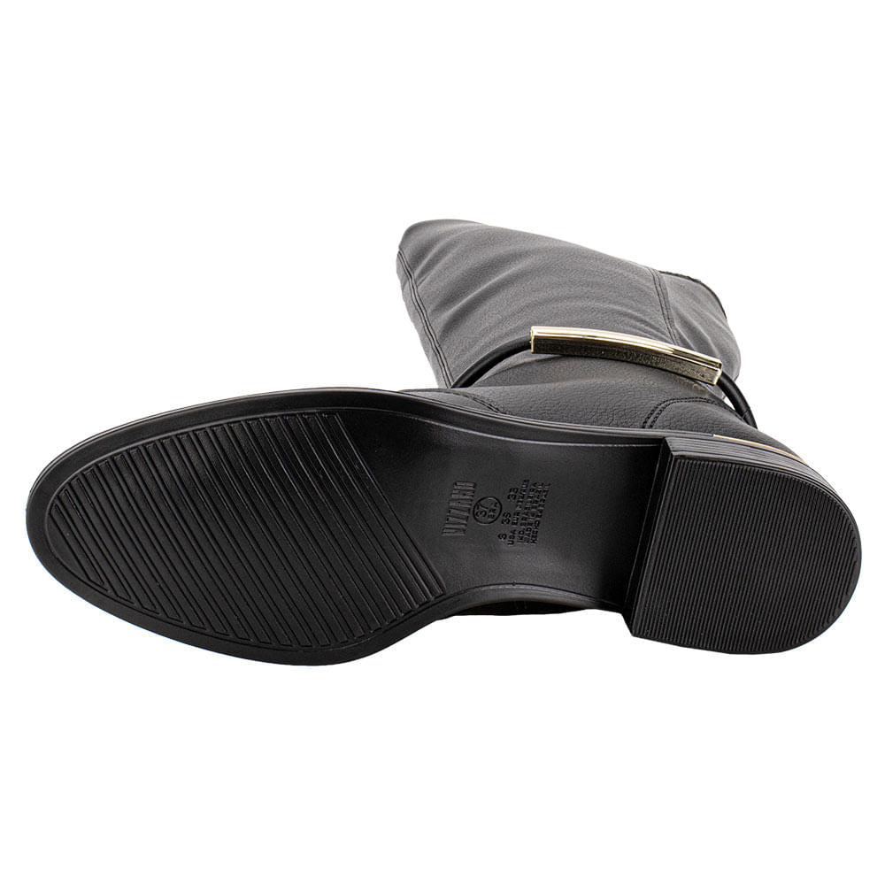 Bota Feminina Cano Alto Vizzano 3077123 PRETO 34 - Imagem 5