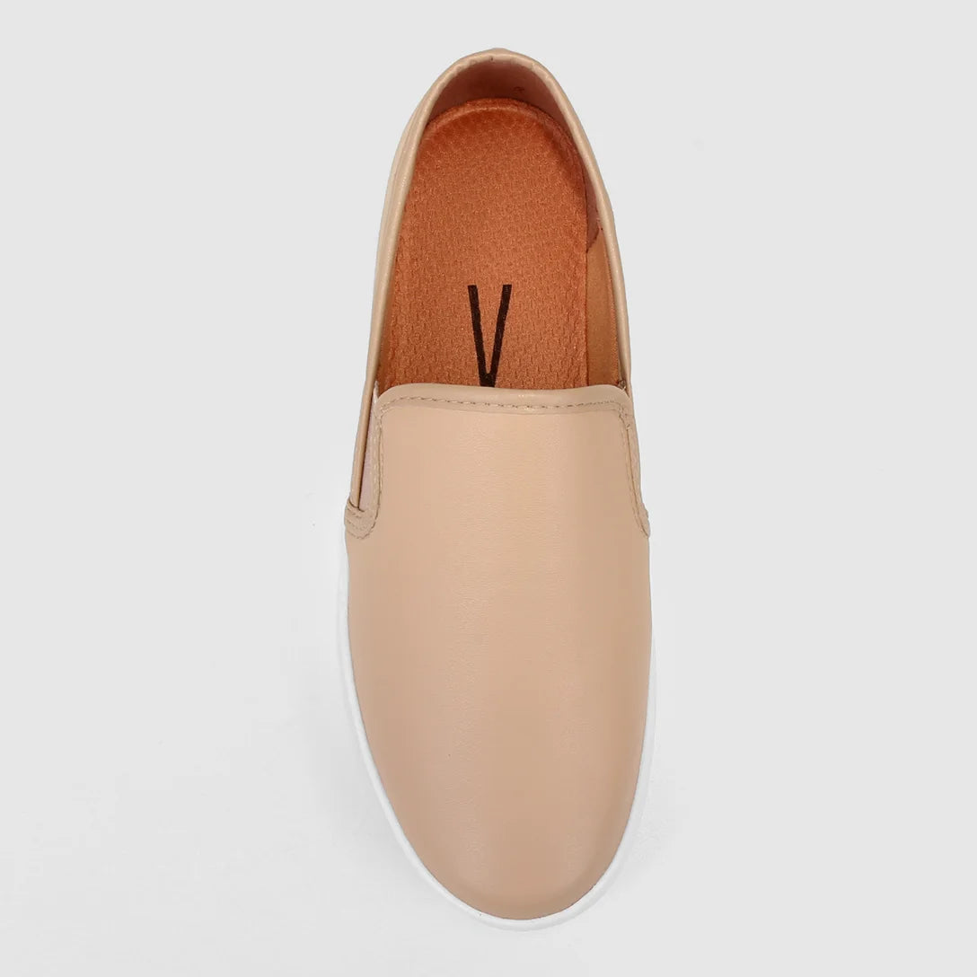 Slip On Vizzano Básico Feminino – Nude - Imagem 4