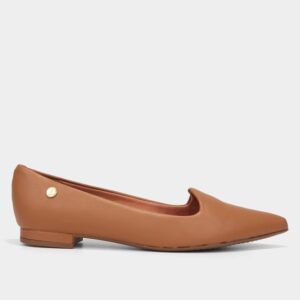 Sapatilha Vizzano Salto Baixo Bico Fino – Caramelo