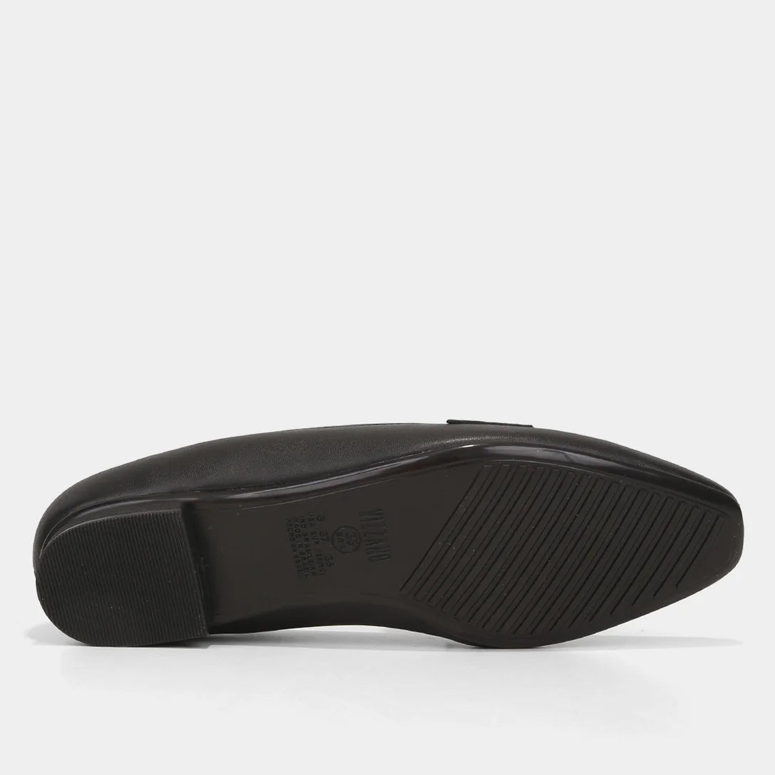 Mocassim Vizzano Bico Fino Feminino – Preto - Imagem 5