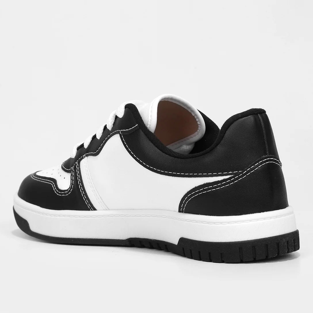 Tênis Vizzano Perfuros Feminino – Branco + Preto - Imagem 3