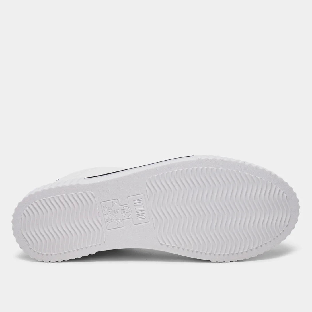 Tênis Vizzano Pelica Camurção Feminino – Branco + Preto - Imagem 5