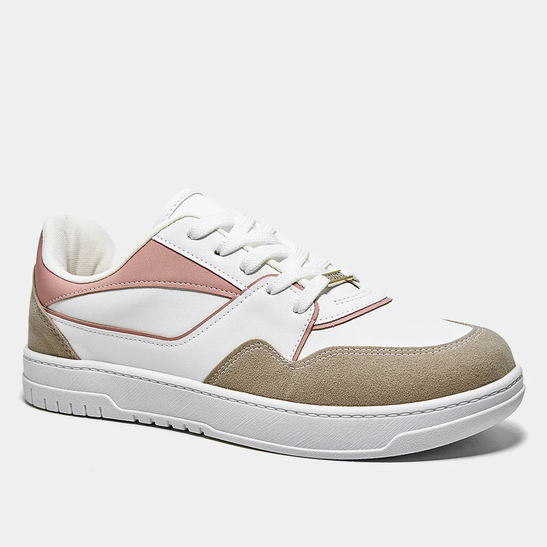 Tênis Vizzano Pelica Camurção Feminino – Branco - Imagem 2