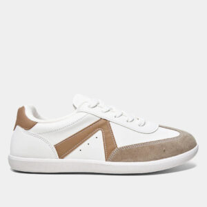 Tênis Vizzano Recortes Feminino – Branco+Preto