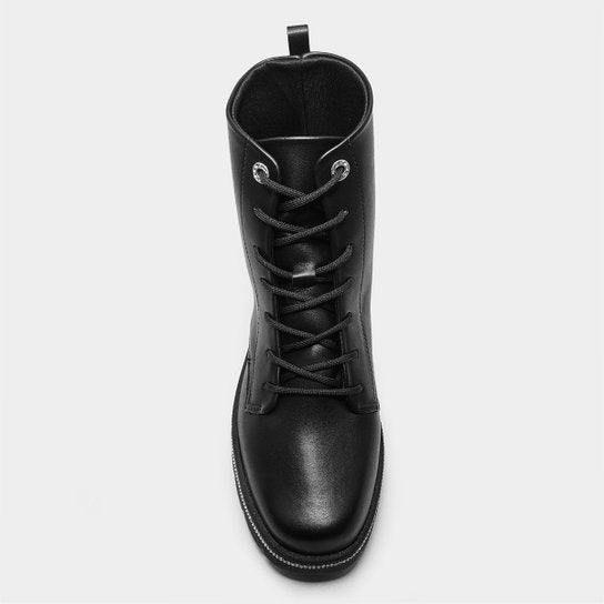 Bota Vizzano Pedraria Cano Médio Feminina – Preto - Imagem 3
