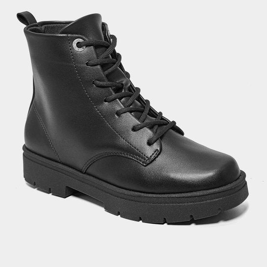 Bota Coturno Vizzano Cano Médio – Preto - Imagem 2