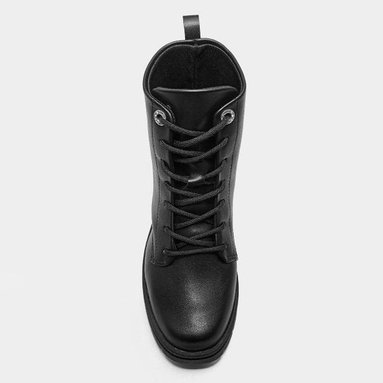 Bota Coturno Vizzano Cano Médio – Preto - Imagem 4