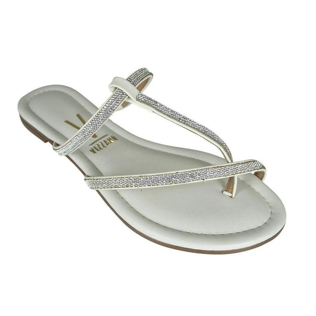 Rasteirinha Vizzano Shine Feminina – Off White