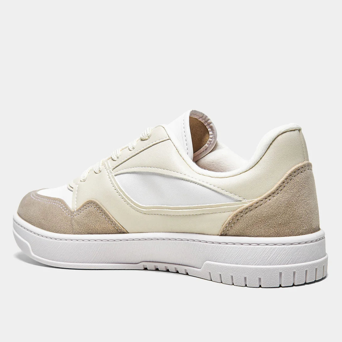 Tênis Vizzano Básico Urbano Feminino – Branco + Cinza - Imagem 3