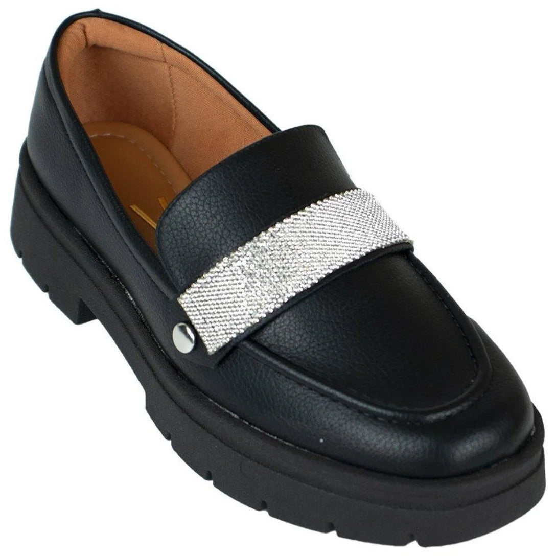 Mocassim Vizzano Double Glam Feminino – Preto - Imagem 2