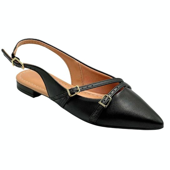 Sapatilha Vizzano Bico Fino – Preto