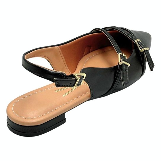 Sapatilha Vizzano Bico Fino – Preto - Imagem 3