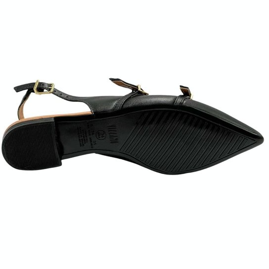 Sapatilha Vizzano Bico Fino – Preto - Imagem 5