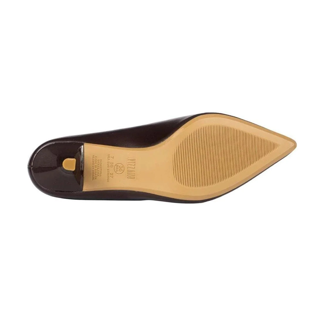 Sapato Scarpin Vizzano Clássico Salto Baixo – Marrom - Imagem 6