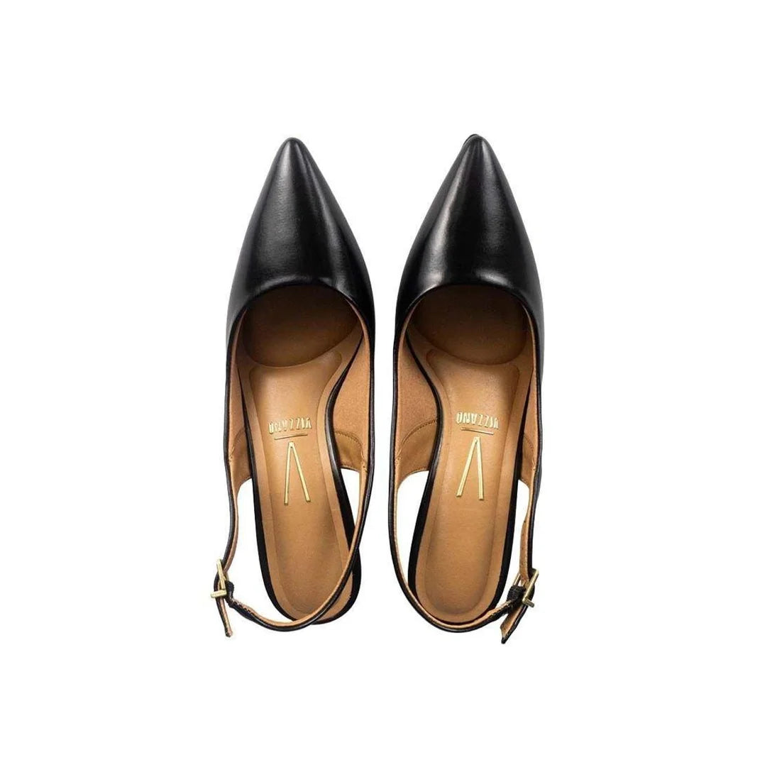 Sapato Scarpin Vizzano Slingback Salto Médio – Preto - Imagem 4