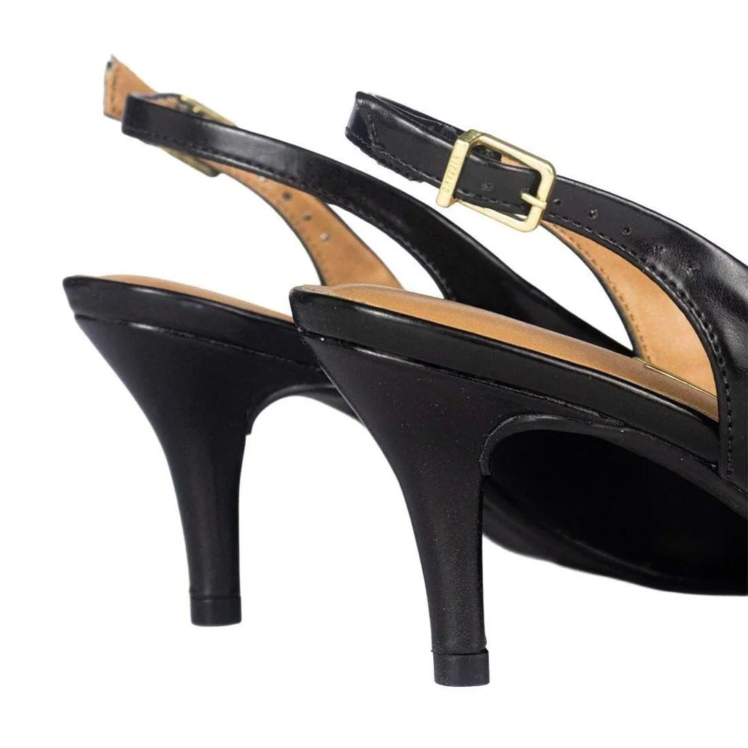 Sapato Scarpin Vizzano Slingback Salto Médio – Preto - Imagem 5
