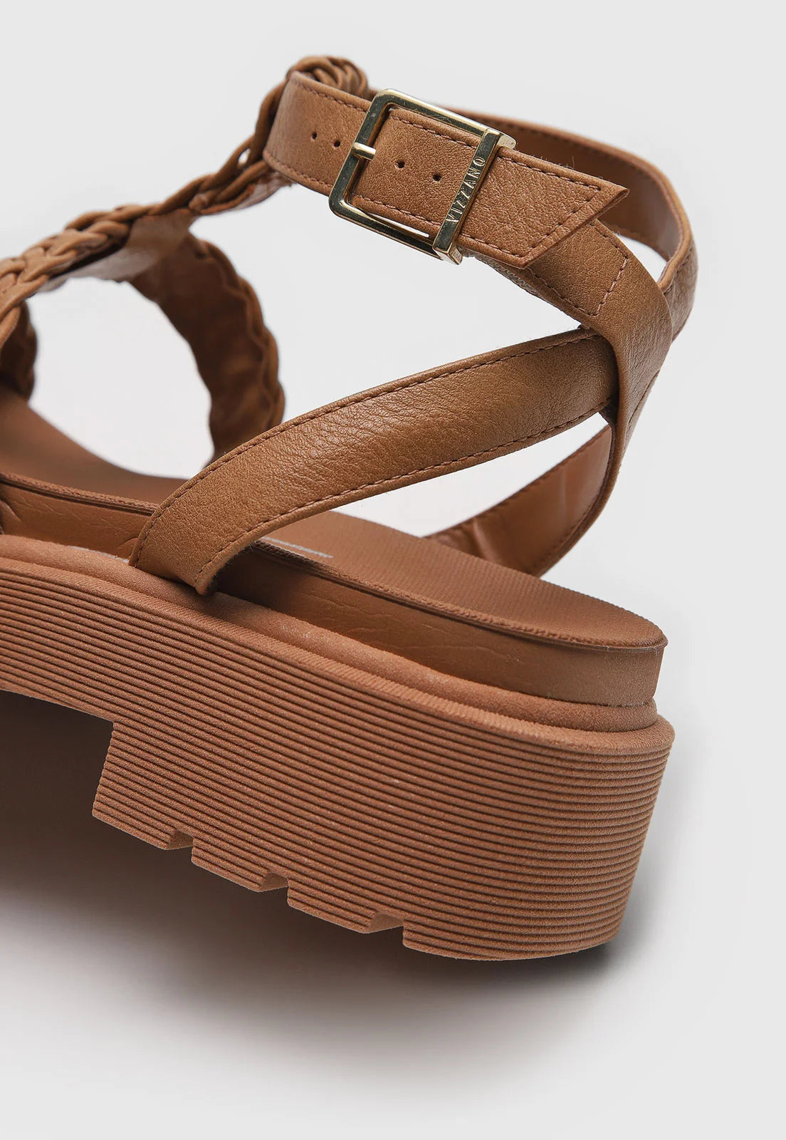 Sandália Tratorado Vizzano Tira Tressê Caramelo - Imagem 5