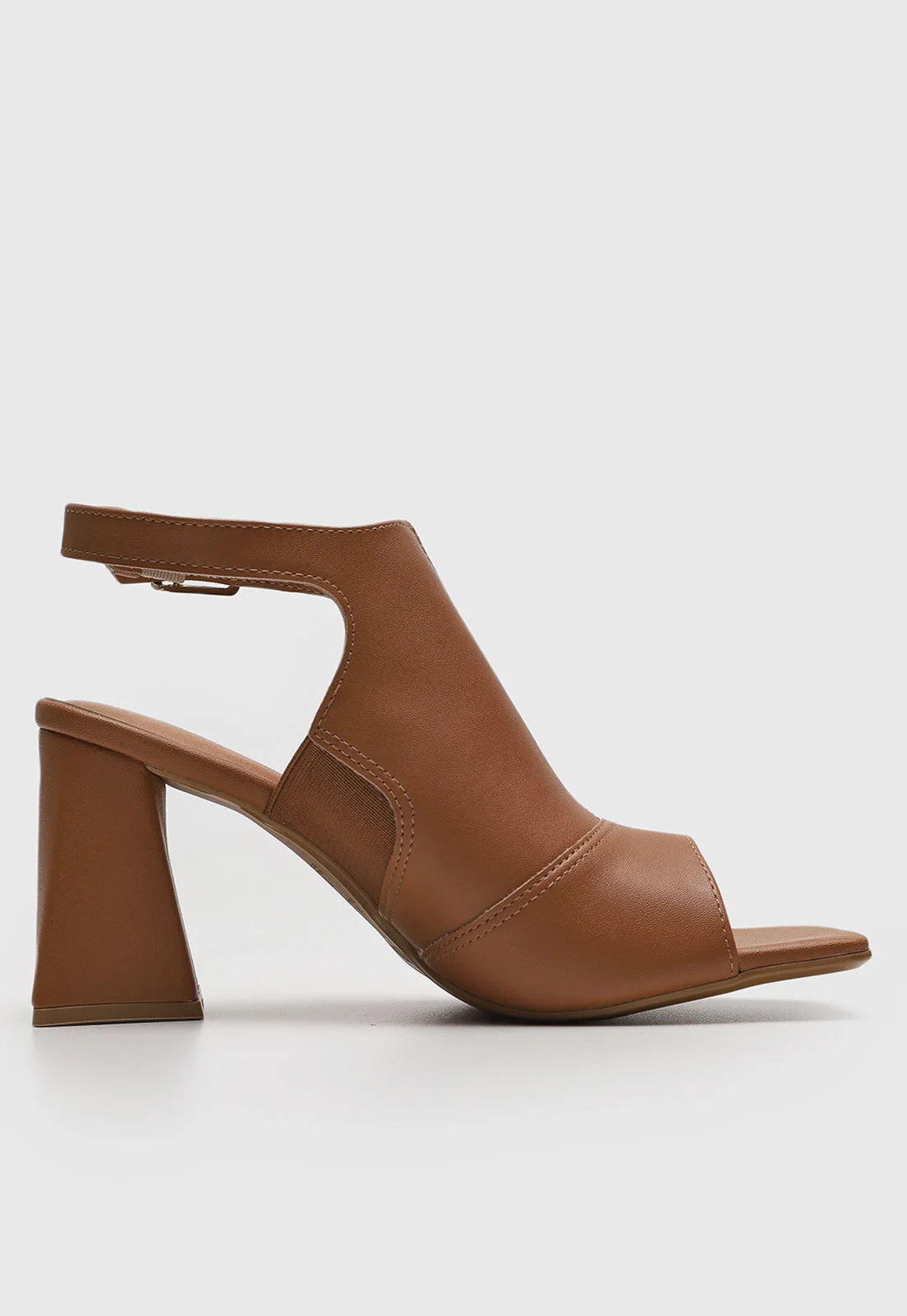 Sandália Vizzano Salto Geométrico Caramelo - Imagem 2