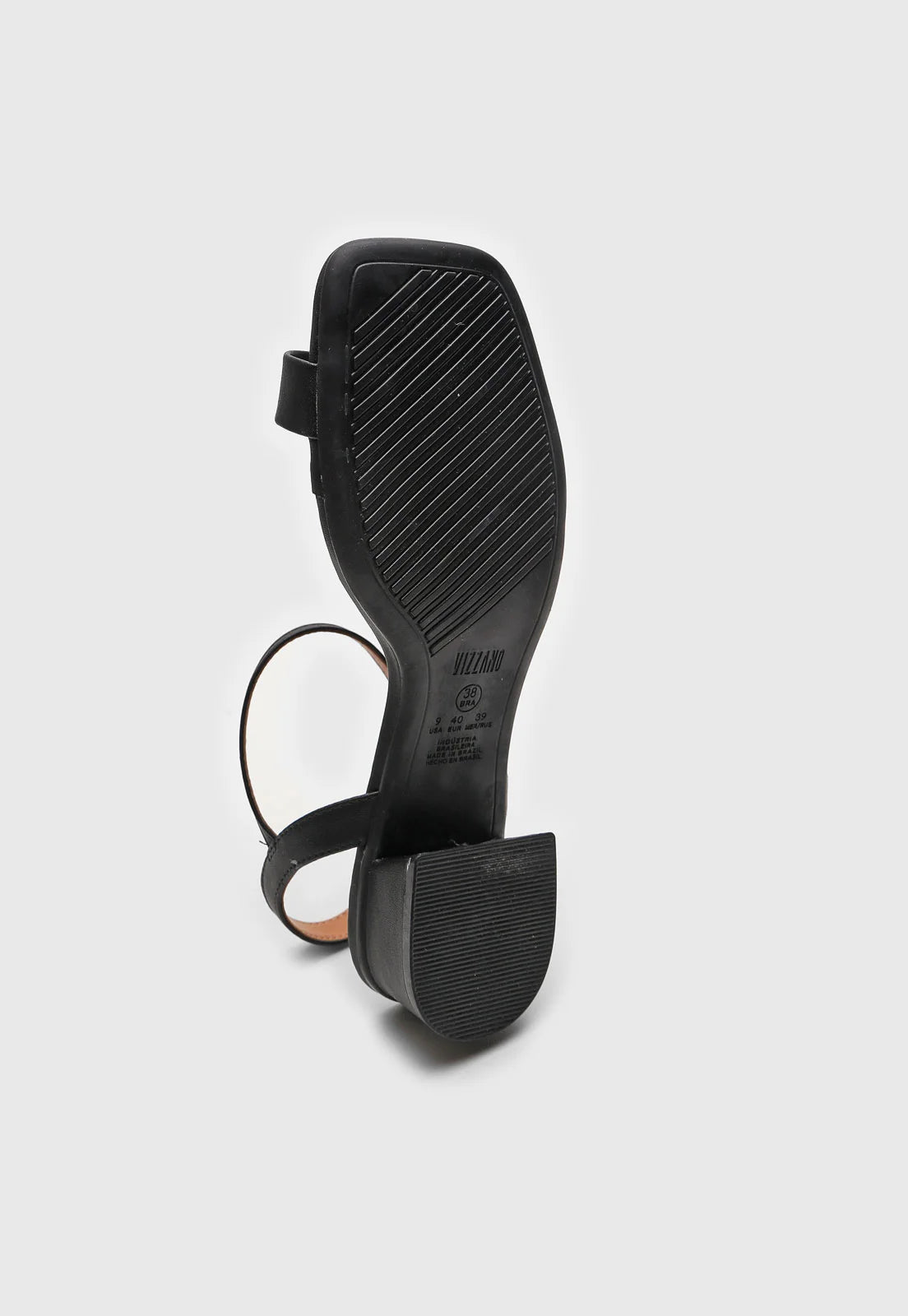 Sandália Vizzano Salto Grosso Preta - Imagem 6