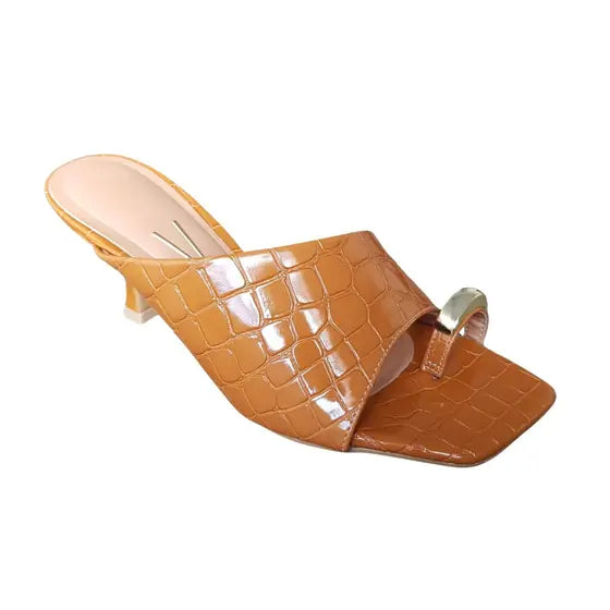 Tamano Ring Toe Vizzano Salto Taça Fechado Lado Croco Verniz 6536.102 - Imagem 5