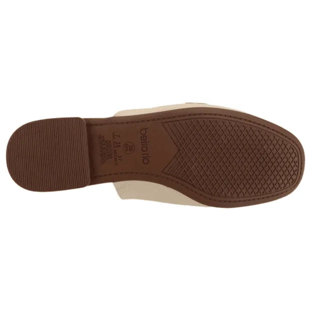Mule Feminino Bico Quadrado Beira Rio 4323.100 Creme - Imagem 5