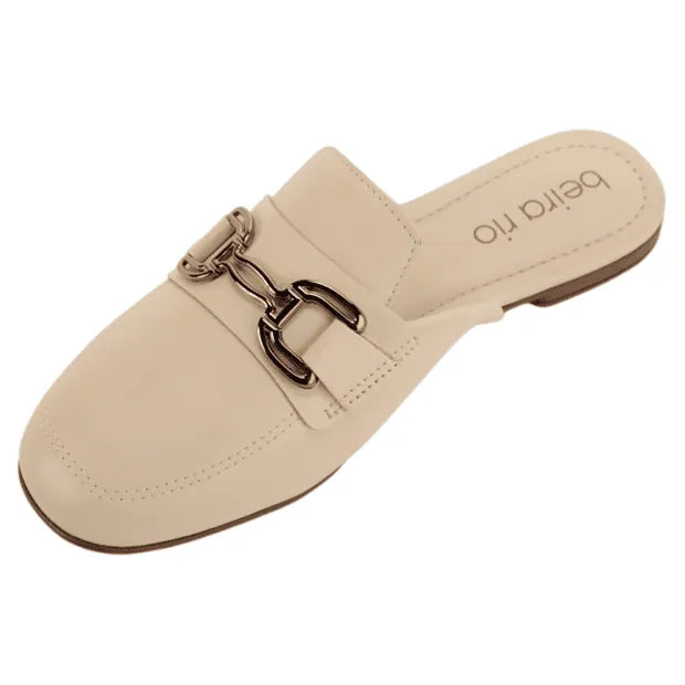Mule Feminino Bico Quadrado Beira Rio 4323.100 Creme - Imagem 2