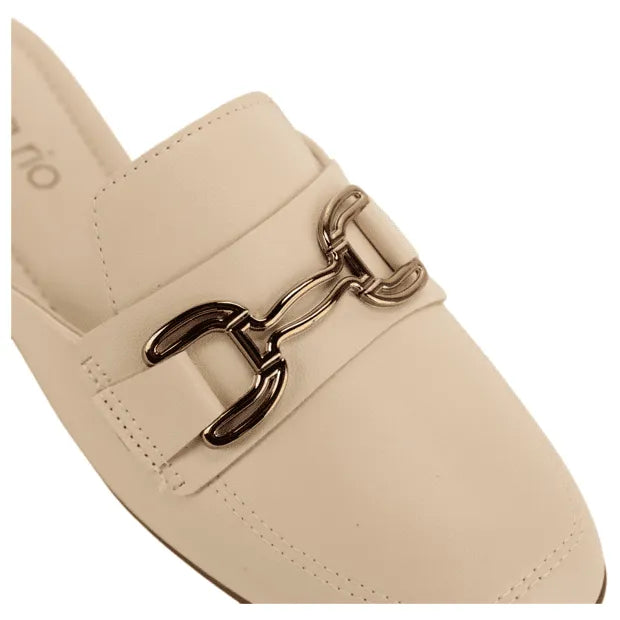 Mule Feminino Bico Quadrado Beira Rio 4323.100 Creme - Imagem 3