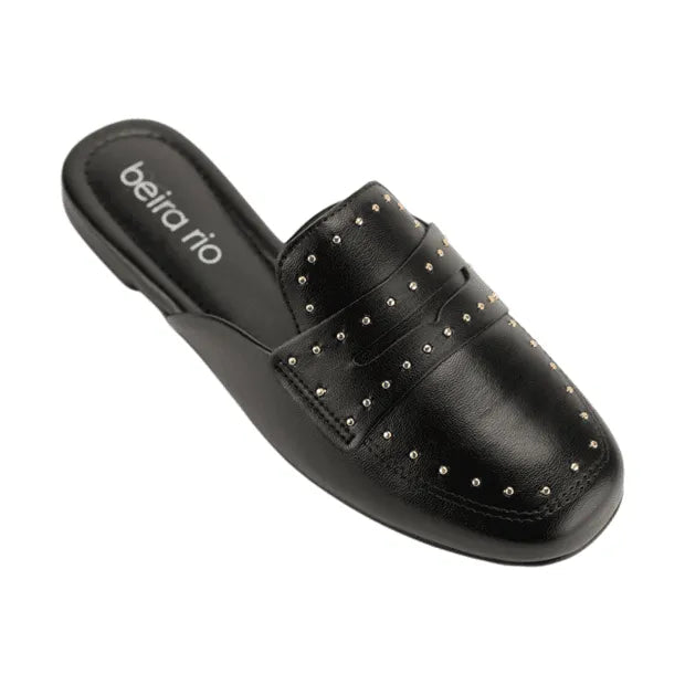 Mule Feminino Bico Quadrado Beira Rio 4323.102 Preto